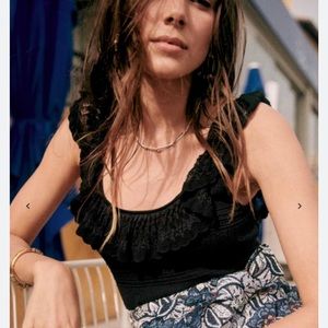 Sezane Lina Top in Black